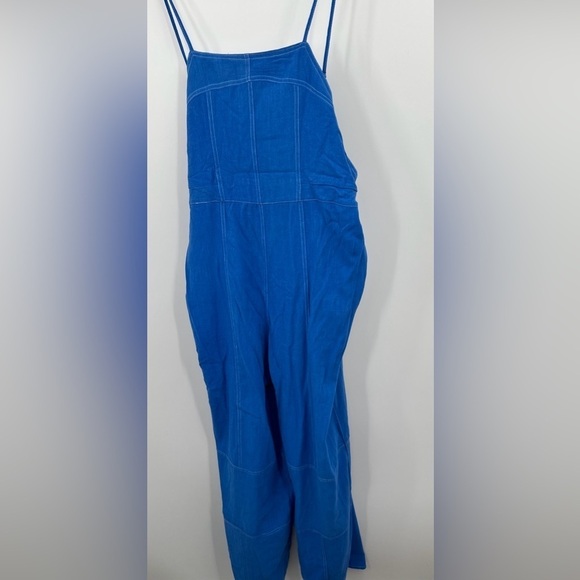 Very J Blue indigo Size Large Jumpsuit NWOT - Picture 9 of 9
